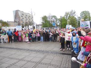 Uczestnicy parady