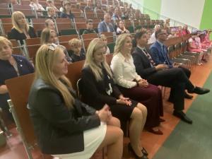 Zgromadzeni goście na uroczystym wręczeniu nagród